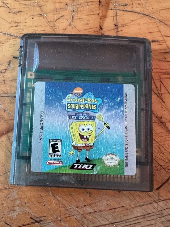 Nintendo Other - Game Boy Color SpongeBob Square Pants Game